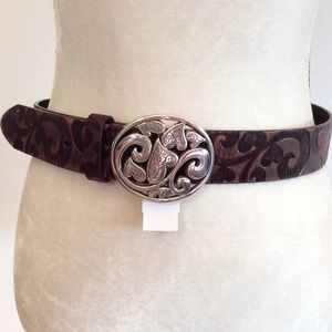 Brighton love carnival leather belt